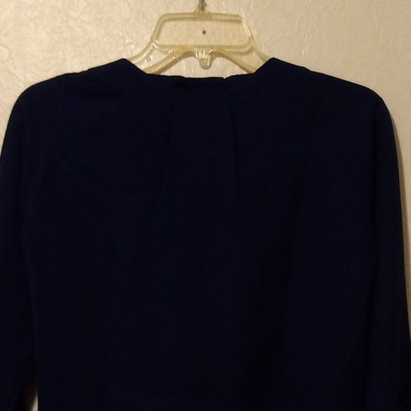 100% Silk Ruffle Neck Blouse Designer Girly Romantic Feminine Frenchgirl Size 0 - Picture 8 of 15